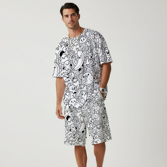 Doodle Mania Edition Men's Co-ord Sets